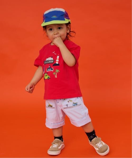 kladskap / クレードスコープ Tシャツ | 乗り物アップリケ半袖Tシャツ | 詳細13