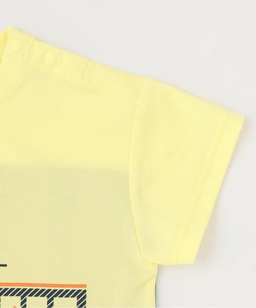 kladskap / クレードスコープ Tシャツ | 後ろ切替チェック電車アップリケ半袖Tシャツ | 詳細3