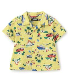 kladskap / クレードスコープ シャツ・ブラウス | 乗り物総柄半袖開衿シャツ