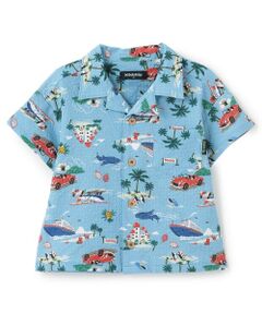 kladskap / クレードスコープ シャツ・ブラウス | 乗り物総柄半袖開衿シャツ