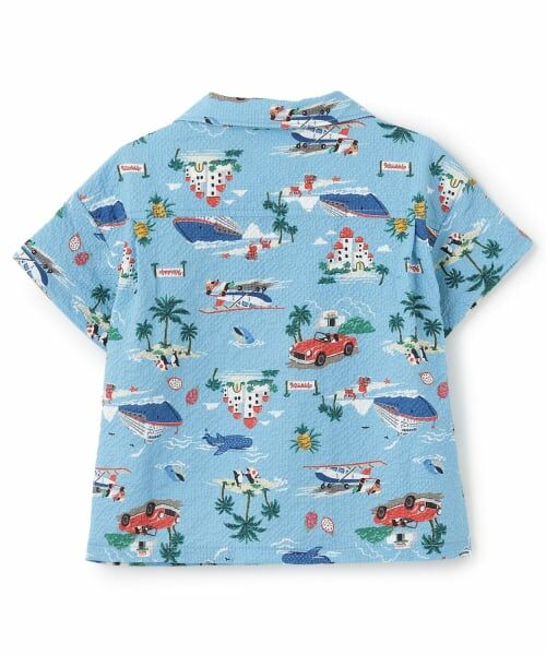 kladskap / クレードスコープ シャツ・ブラウス | 乗り物総柄半袖開衿シャツ | 詳細1