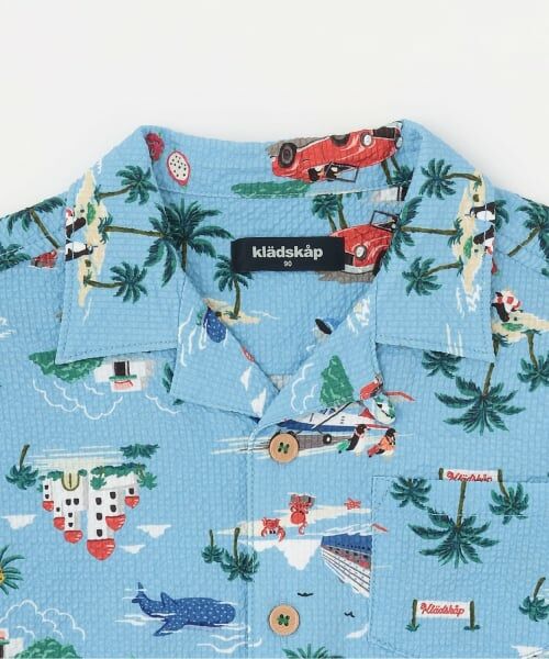kladskap / クレードスコープ シャツ・ブラウス | 乗り物総柄半袖開衿シャツ | 詳細2