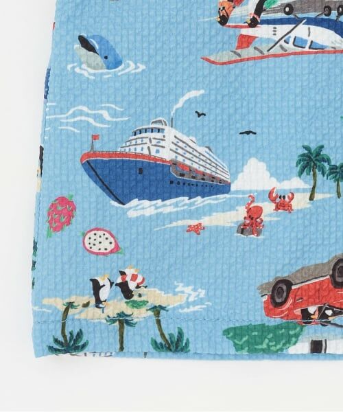 kladskap / クレードスコープ シャツ・ブラウス | 乗り物総柄半袖開衿シャツ | 詳細5