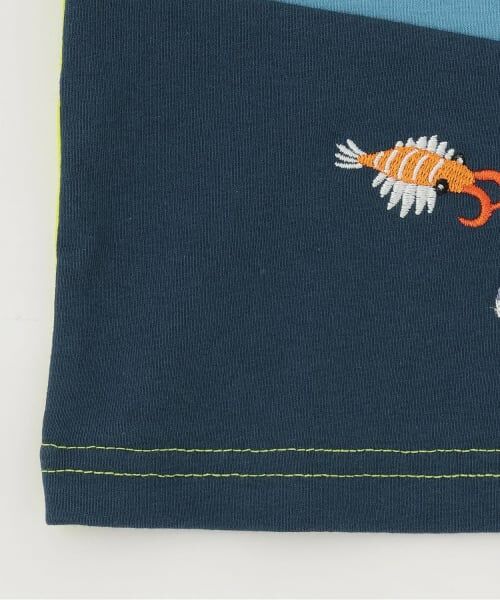 kladskap / クレードスコープ Tシャツ | 太古の生き物切替半袖Tシャツ | 詳細10