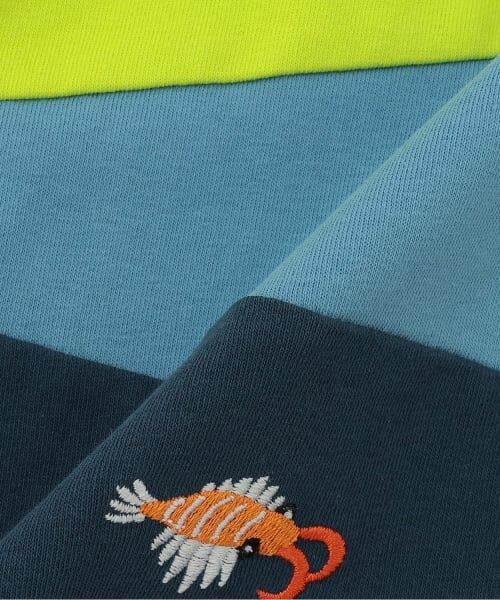 kladskap / クレードスコープ Tシャツ | 太古の生き物切替半袖Tシャツ | 詳細12