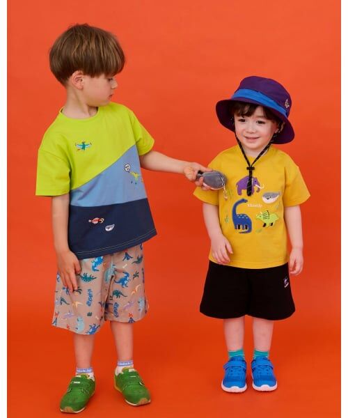 kladskap / クレードスコープ Tシャツ | 太古の生き物切替半袖Tシャツ | 詳細18