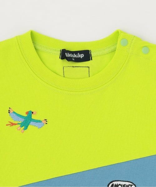 kladskap / クレードスコープ Tシャツ | 太古の生き物切替半袖Tシャツ | 詳細2