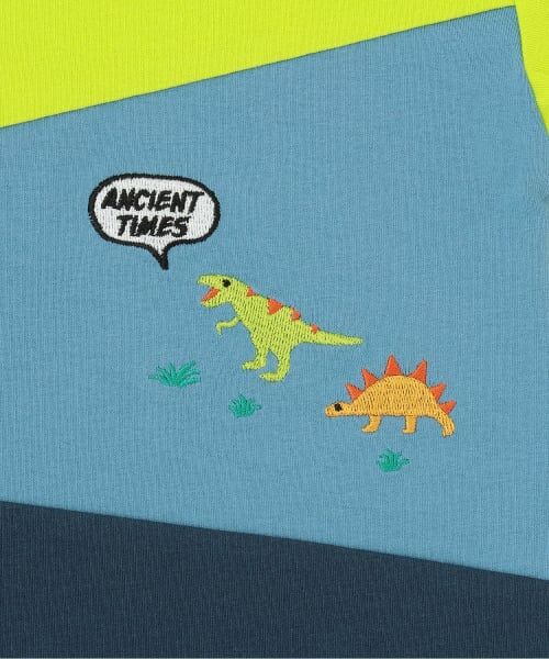 kladskap / クレードスコープ Tシャツ | 太古の生き物切替半袖Tシャツ | 詳細6