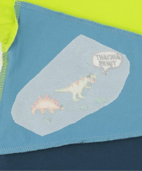 kladskap / クレードスコープ Tシャツ | 太古の生き物切替半袖Tシャツ | 詳細7