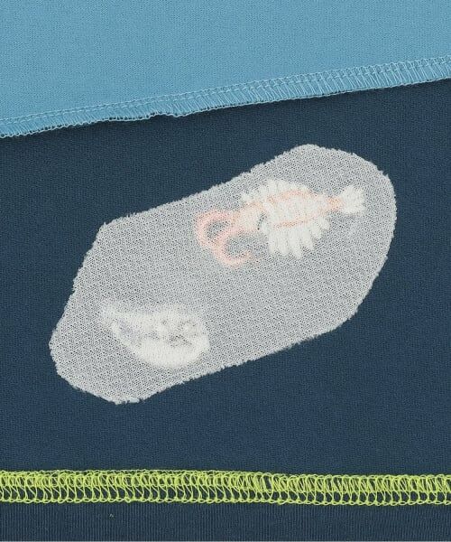 kladskap / クレードスコープ Tシャツ | 太古の生き物切替半袖Tシャツ | 詳細9