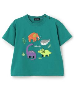 kladskap / クレードスコープ Tシャツ | 太古のいきものアップリケ半袖Tシャツ