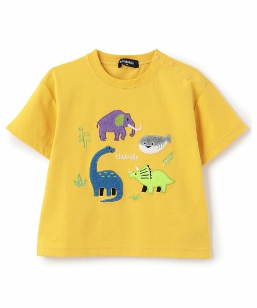 kladskap / クレードスコープ Tシャツ | 太古のいきものアップリケ半袖Tシャツ | 詳細12