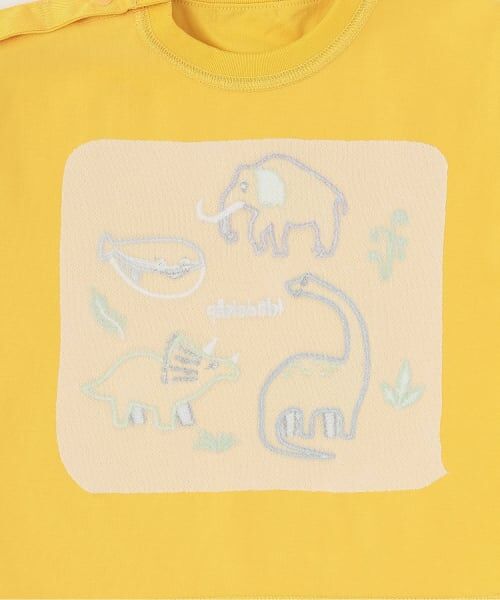 kladskap / クレードスコープ Tシャツ | 太古のいきものアップリケ半袖Tシャツ | 詳細5