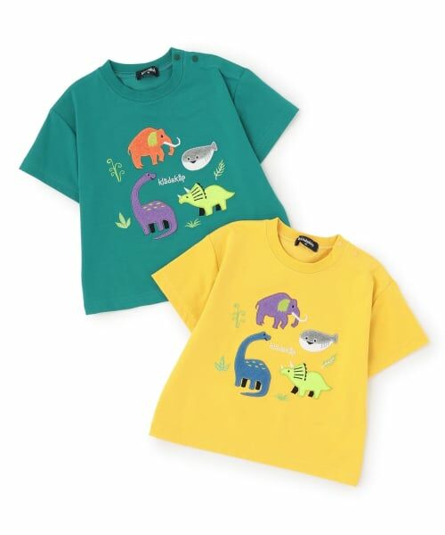 kladskap / クレードスコープ Tシャツ | 太古のいきものアップリケ半袖Tシャツ | 詳細9