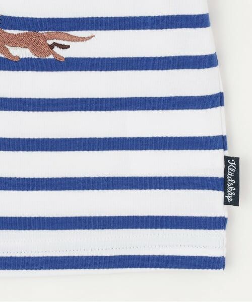 kladskap / クレードスコープ Tシャツ | カワウソ刺しゅうボーダー半袖Tシャツ | 詳細7