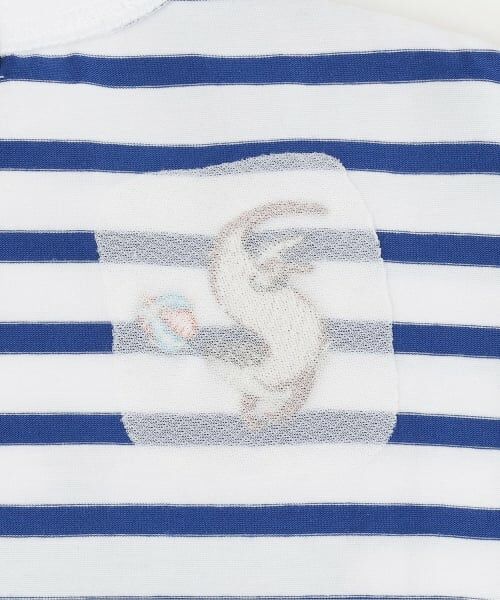 kladskap / クレードスコープ Tシャツ | カワウソ刺しゅうボーダー半袖Tシャツ | 詳細9