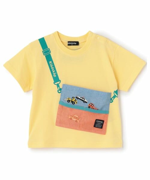 kladskap / クレードスコープ Tシャツ | サコッシュ風半袖Tシャツ（黄）