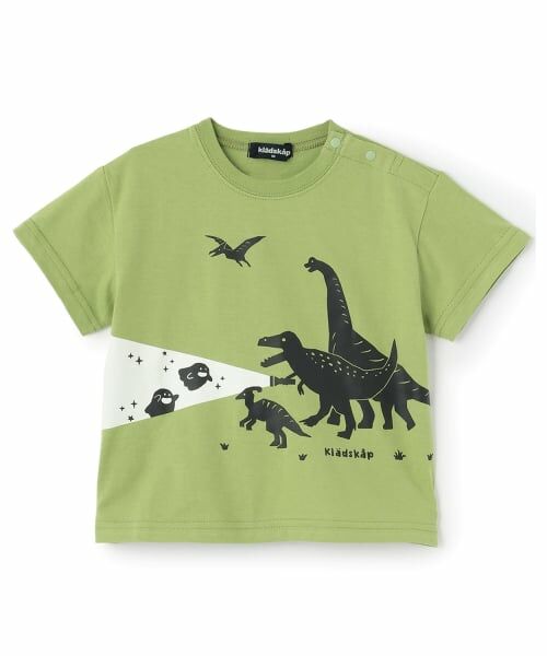 kladskap / クレードスコープ Tシャツ | 蓄光恐竜シルエット半袖Tシャツ【接触冷感・吸水速乾】 | 詳細14