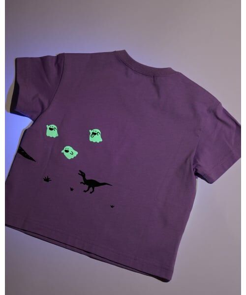 kladskap / クレードスコープ Tシャツ | 蓄光恐竜シルエット半袖Tシャツ【接触冷感・吸水速乾】 | 詳細18