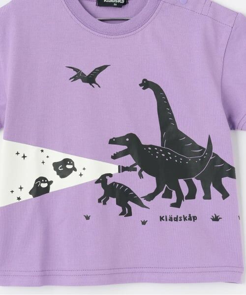 kladskap / クレードスコープ Tシャツ | 蓄光恐竜シルエット半袖Tシャツ | 詳細4