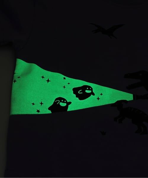 kladskap / クレードスコープ Tシャツ | 蓄光恐竜シルエット半袖Tシャツ | 詳細5