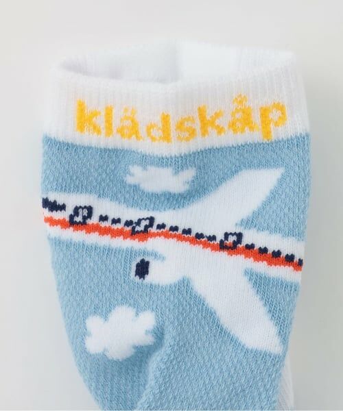 kladskap / クレードスコープ ソックス | 飛行機と恐竜ショートソックス | 詳細3