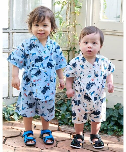 kladskap / クレードスコープ 着物・浴衣・小物類 | 水族館柄甚平オール | 詳細12