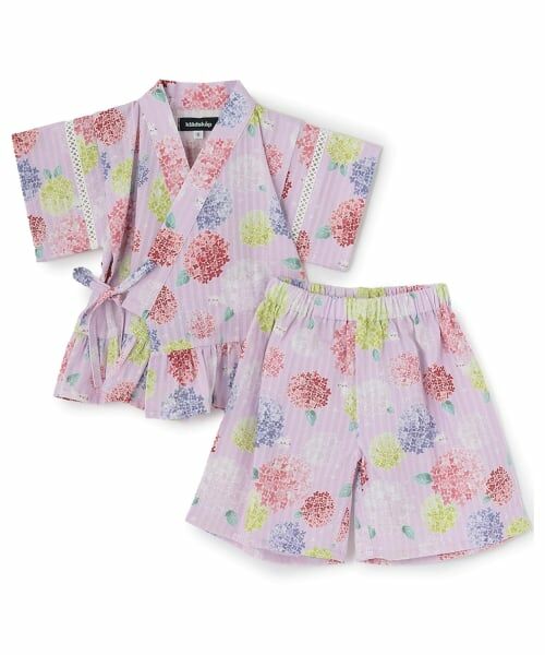 kladskap / クレードスコープ 着物・浴衣・小物類 | 紫陽花柄ペプラム甚平 | 詳細2