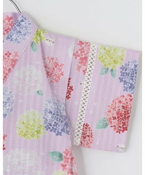 kladskap / クレードスコープ 着物・浴衣・小物類 | 紫陽花柄ペプラム甚平 | 詳細4