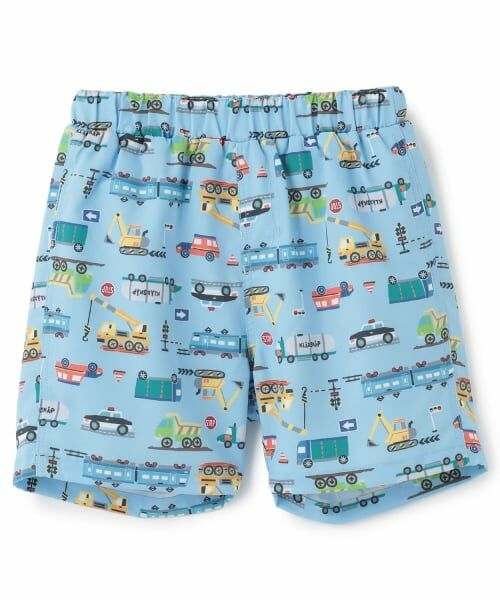 kladskap / クレードスコープ 水着・スイムグッズ | 乗り物柄スイムパンツ（サックス）