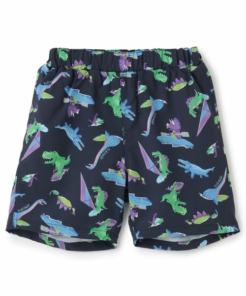 kladskap / クレードスコープ 水着・スイムグッズ | 恐竜柄スイムパンツ（紺）
