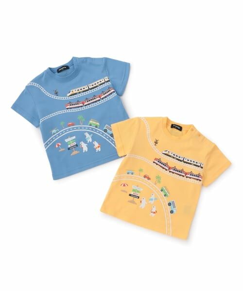 kladskap / クレードスコープ Tシャツ | 【人気商品再入荷】【直営店で取り扱い無し】海に行こう!乗り物プリント半袖Tシャツ | 詳細7