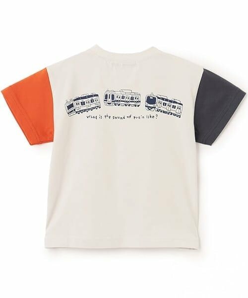 kladskap / クレードスコープ Tシャツ | 正面電車クレイジーカラー半袖Tシャツ | 詳細1