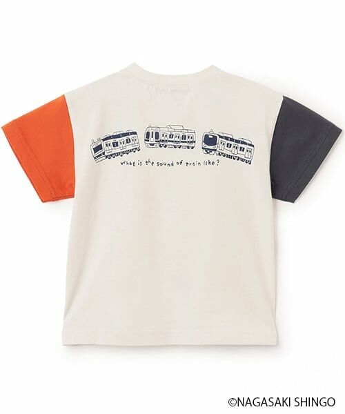 kladskap / クレードスコープ Tシャツ | 正面電車クレイジーカラー半袖Tシャツ | 詳細16