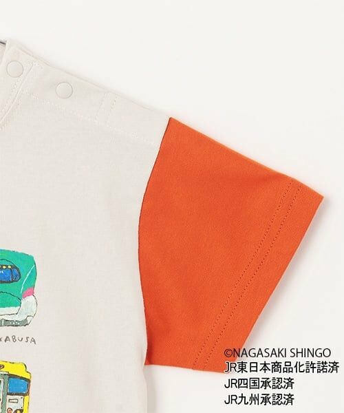 kladskap / クレードスコープ Tシャツ | 正面電車クレイジーカラー半袖Tシャツ | 詳細19