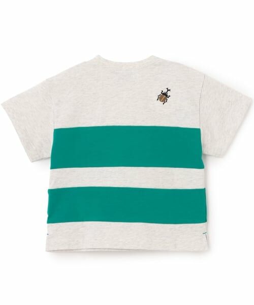 kladskap / クレードスコープ Tシャツ | 昆虫刺しゅう切替半袖Tシャツ | 詳細14