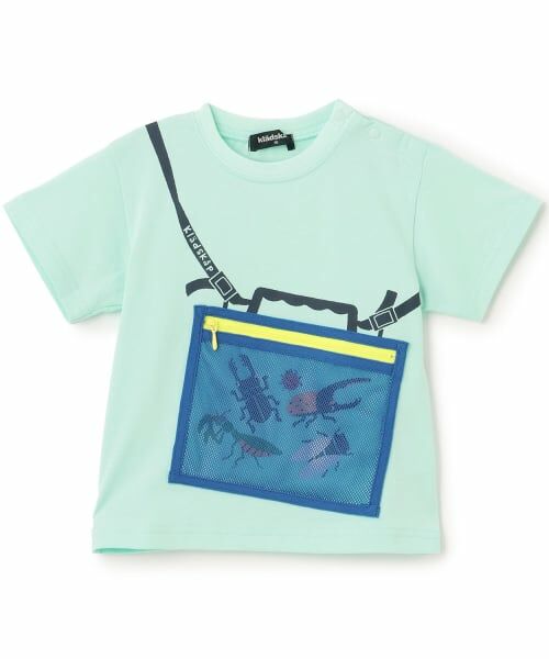 kladskap / クレードスコープ Tシャツ | 虫カゴ半袖Tシャツ(サックス)