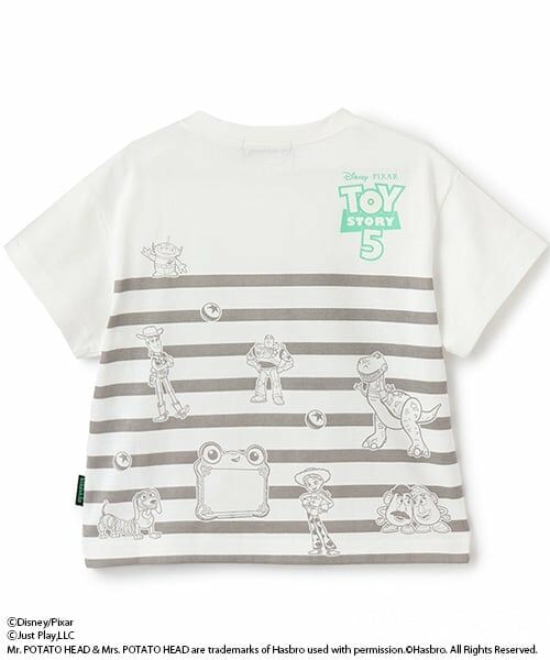 kladskap / クレードスコープ Tシャツ | 【Disney&Pixar】TOY STORY 5/ボーダー半袖Tシャツ | 詳細1