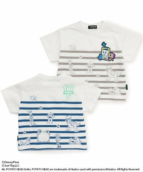 kladskap / クレードスコープ Tシャツ | 【Disney&Pixar】TOY STORY 5/ボーダー半袖Tシャツ | 詳細7
