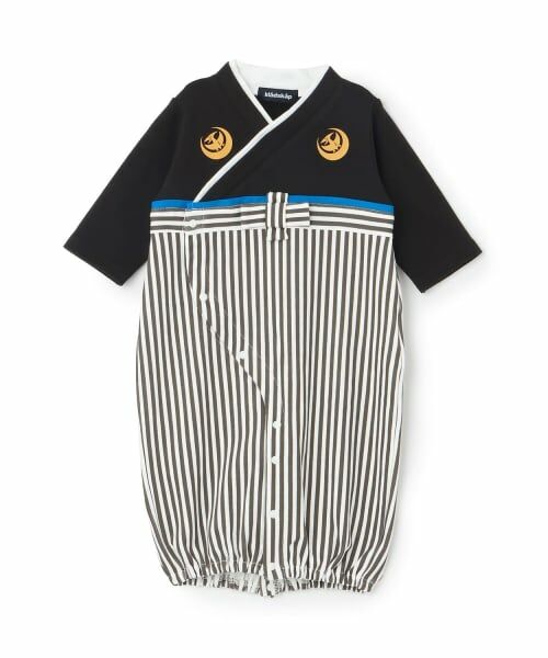 kladskap / クレードスコープ ロンパース | ベビー袴風2wayオール（黒）