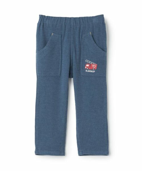 kladskap / クレードスコープ その他パンツ | 消防車ロング丈ストレートパンツ(紺)