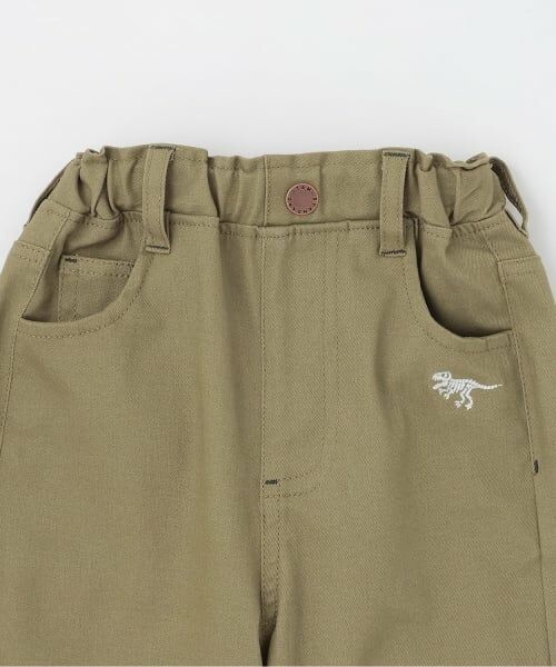 kladskap / クレードスコープ その他パンツ | 恐竜刺しゅうロング丈ワイドストレートパンツ | 詳細2