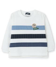 kladskap / クレードスコープ Tシャツ | トラッド異素材切替長袖Tシャツ