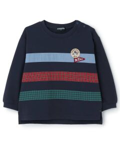 kladskap / クレードスコープ Tシャツ | トラッド異素材切替長袖Tシャツ