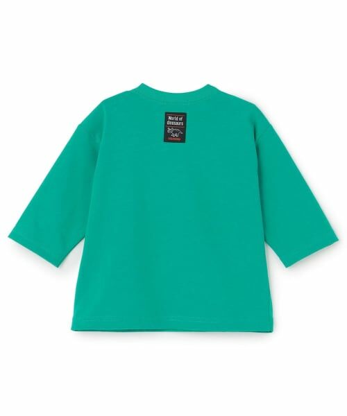 kladskap / クレードスコープ Tシャツ | 電車と恐竜マップ7分袖Tシャツ | 詳細1
