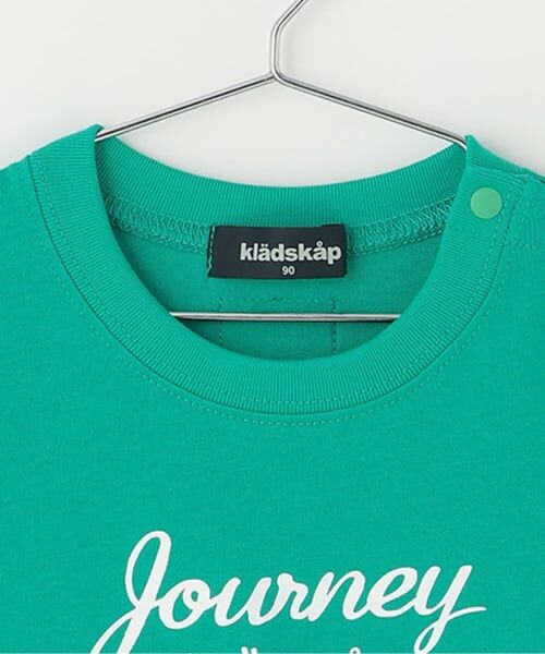 kladskap / クレードスコープ Tシャツ | 電車と恐竜マップ7分袖Tシャツ | 詳細2