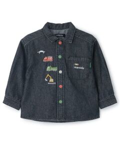 kladskap / クレードスコープ シャツ・ブラウス | 働く車刺しゅう長袖シャツ