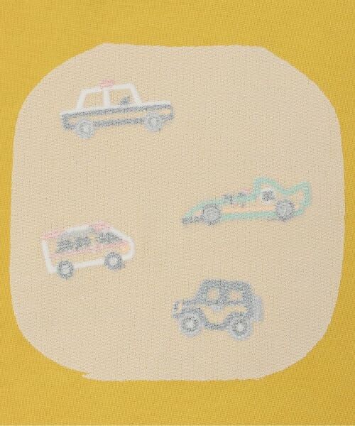 kladskap / クレードスコープ Tシャツ | 車アップリケ袖ボーダー長袖Tシャツ | 詳細4