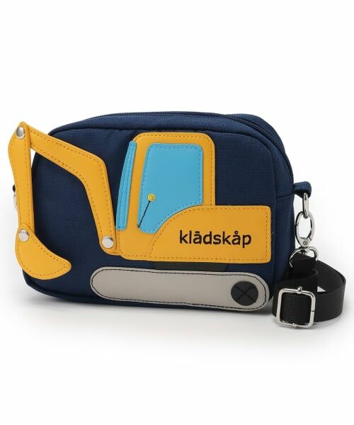 kladskap / クレードスコープ ショルダーバッグ | 働く車ポシェット（紺）