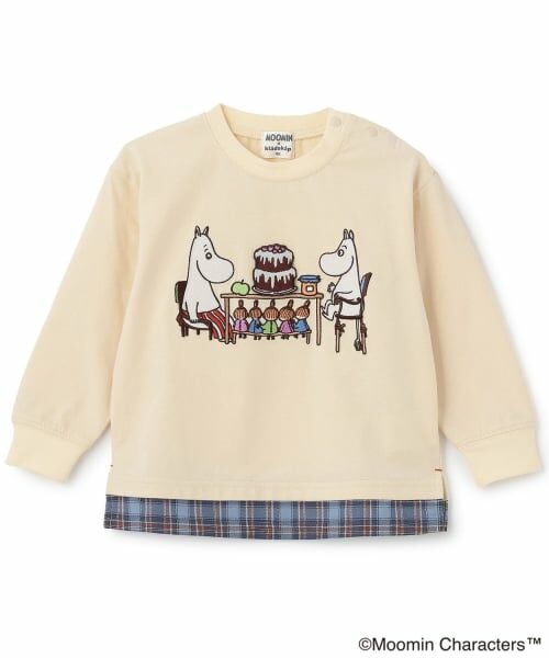 kladskap / クレードスコープ Tシャツ | 【MOOMIN】楽しい食卓長袖Tシャツ(アイボリー)